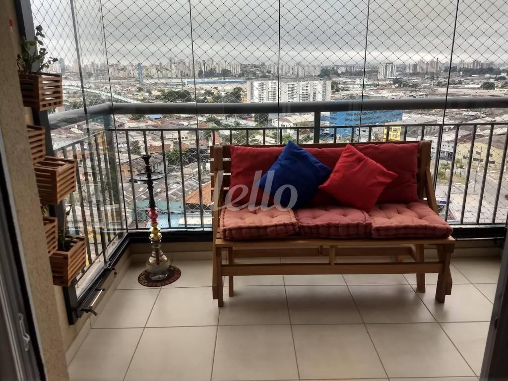VARANDA de Apartamento à venda, Padrão com 85 m², 3 quartos e 2 vagas em Ipiranga - São Paulo