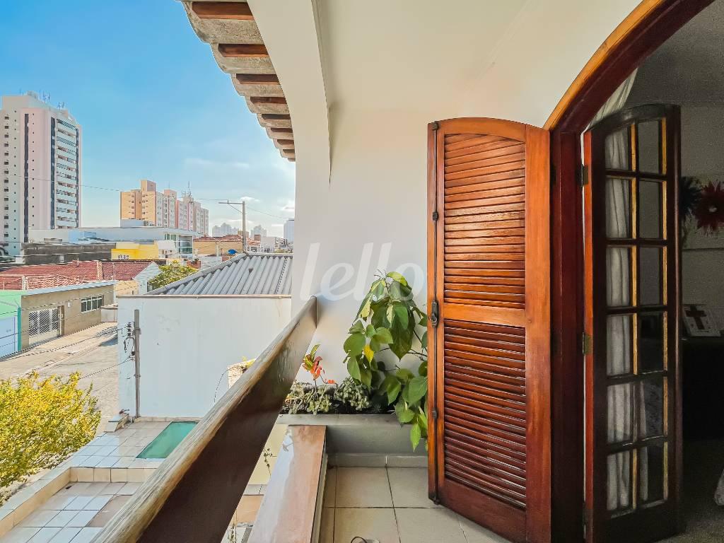 VARANDA DORMITÓRIO 1 de Casa à venda, sobrado com 213 m², 4 quartos e 3 vagas em Alto da Moóca - São Paulo