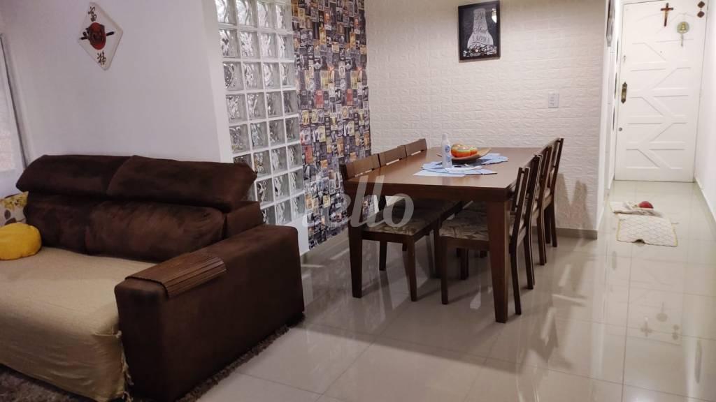 SALA ESTAR E JANTAR de Apartamento à venda, Padrão com 65 m², 2 quartos e 1 vaga em Barro Branco - zona Norte - São Paulo