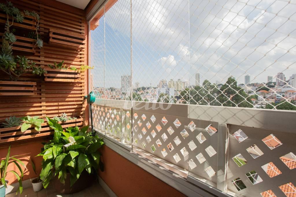 VARANDA de Apartamento à venda, Padrão com 76 m², 3 quartos e 1 vaga em Jardim Textil - São Paulo