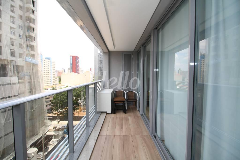 SACADA de Apartamento para alugar, Studio com 40 m², 1 quarto e 1 vaga em Pinheiros - São Paulo