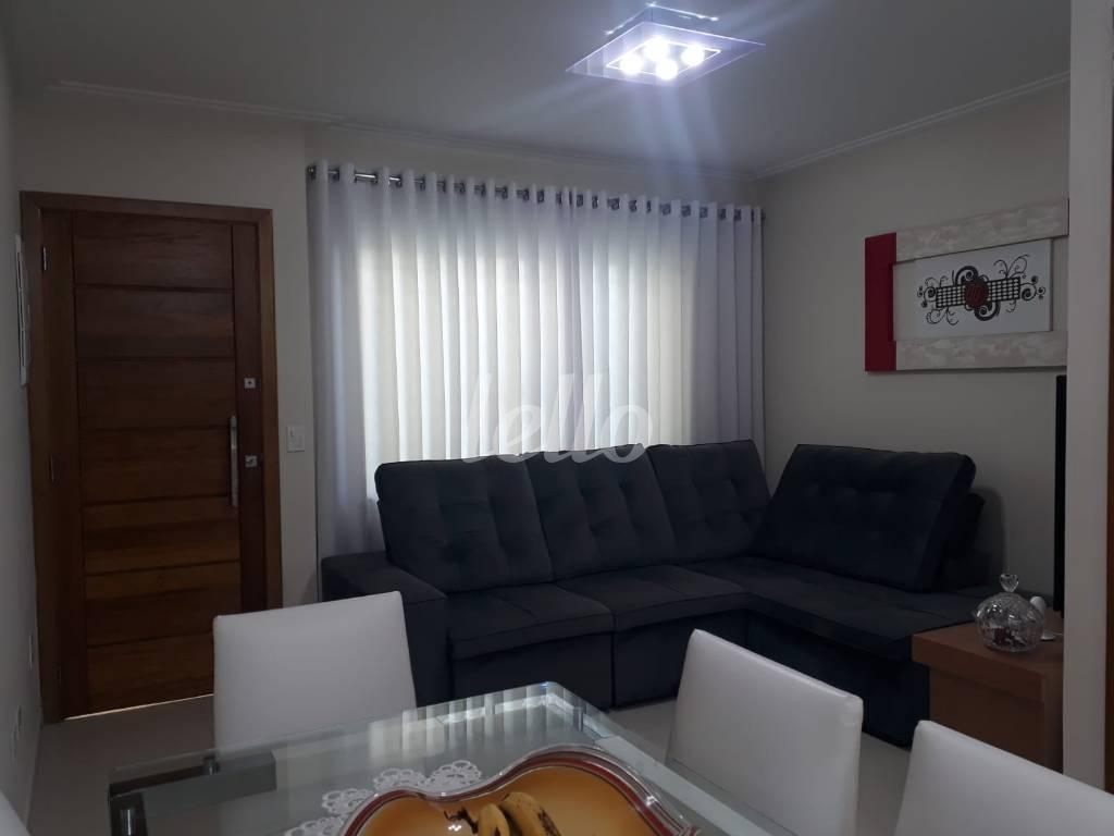 SALA de Casa à venda, em condomínio - sobrado com 60 m², 2 quartos e 2 vagas em Mandaqui - São Paulo
