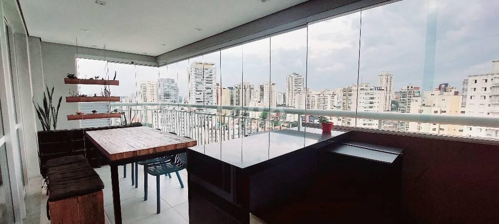 TERRAÇO GOURMET de Apartamento à venda, Padrão com 68 m², 1 quarto e 2 vagas em Chácara Inglesa - São Paulo