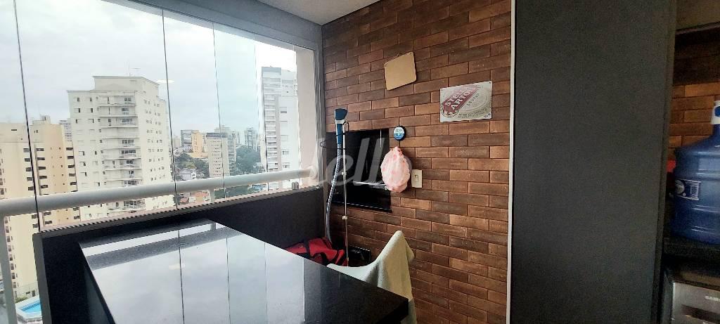 CHURRASQUEIRA de Apartamento à venda, Padrão com 68 m², 1 quarto e 2 vagas em Chácara Inglesa - São Paulo