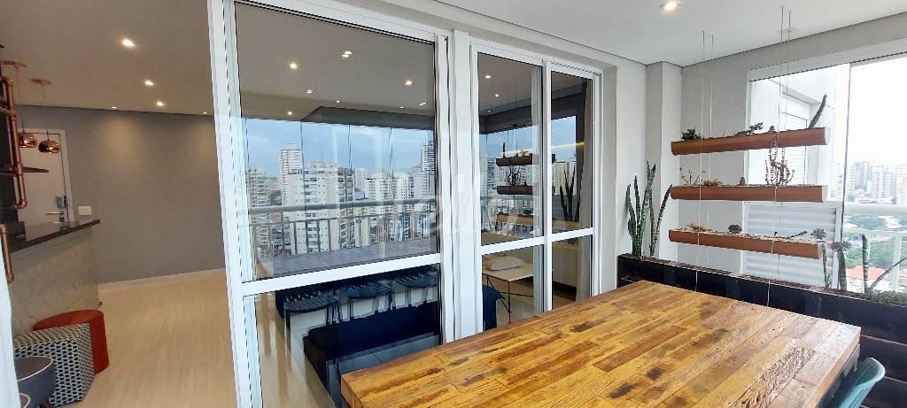 TERRAÇO de Apartamento à venda, Padrão com 68 m², 1 quarto e 2 vagas em Chácara Inglesa - São Paulo