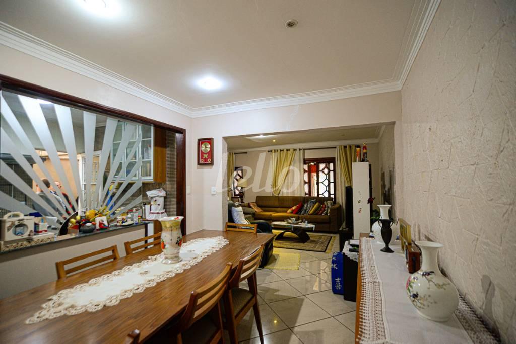 SALA DE JANTAR de Casa à venda, térrea com 166 m², 5 quartos e 2 vagas em Santana - São Paulo