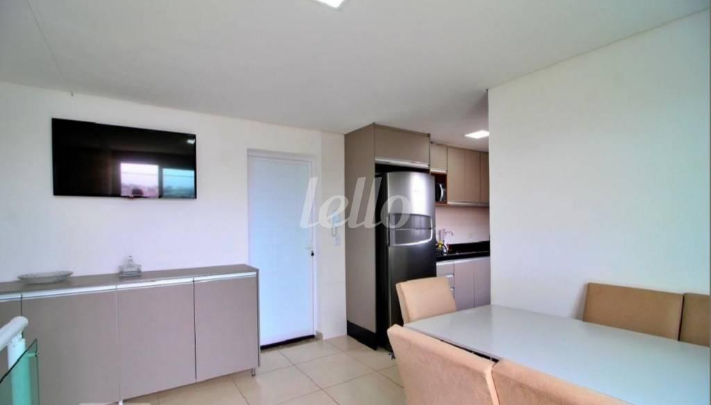 SALA JANTAR de Apartamento à venda, cobertura - Padrão com 88 m², 3 quartos e 1 vaga em Vila Tibiriçá - Santo André