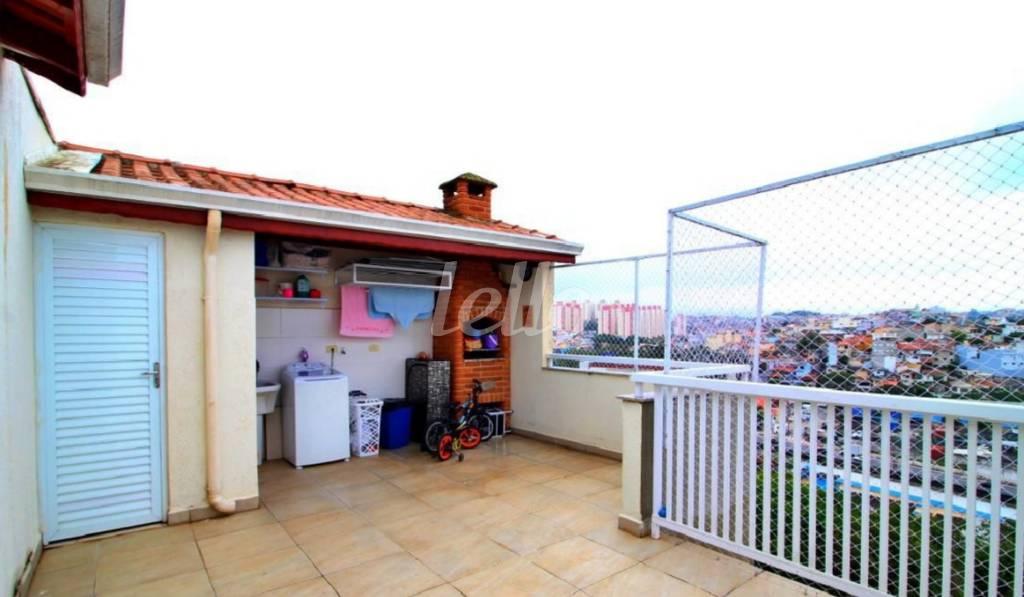 LAVANDERIA de Apartamento à venda, cobertura - Padrão com 88 m², 3 quartos e 1 vaga em Vila Tibiriçá - Santo André