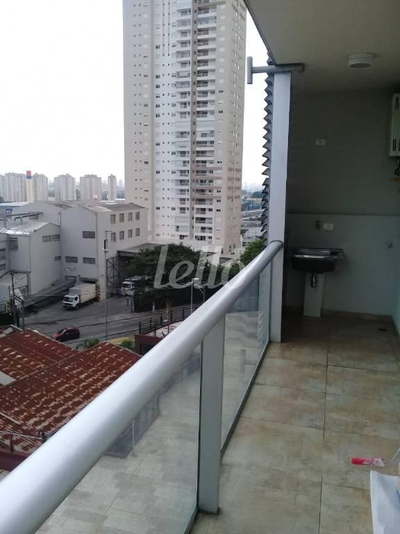 VARANDA de Apartamento à venda, Studio com 38 m², 1 quarto e 1 vaga em Vila Augusta - Guarulhos