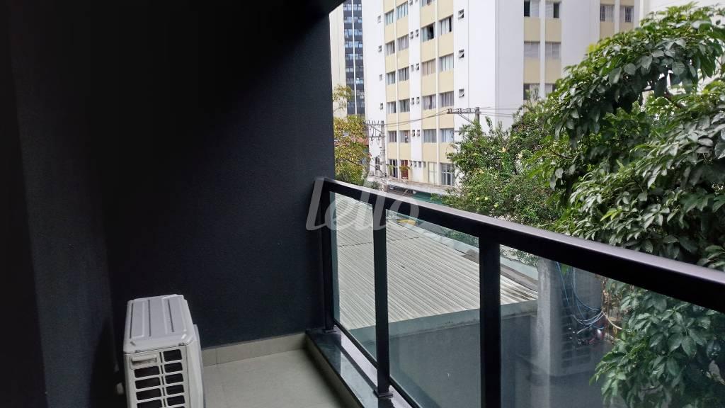 VARANDA SUÍTE de Apartamento à venda, Duplex com 32 m², 1 quarto e em Vila Olímpia - São Paulo