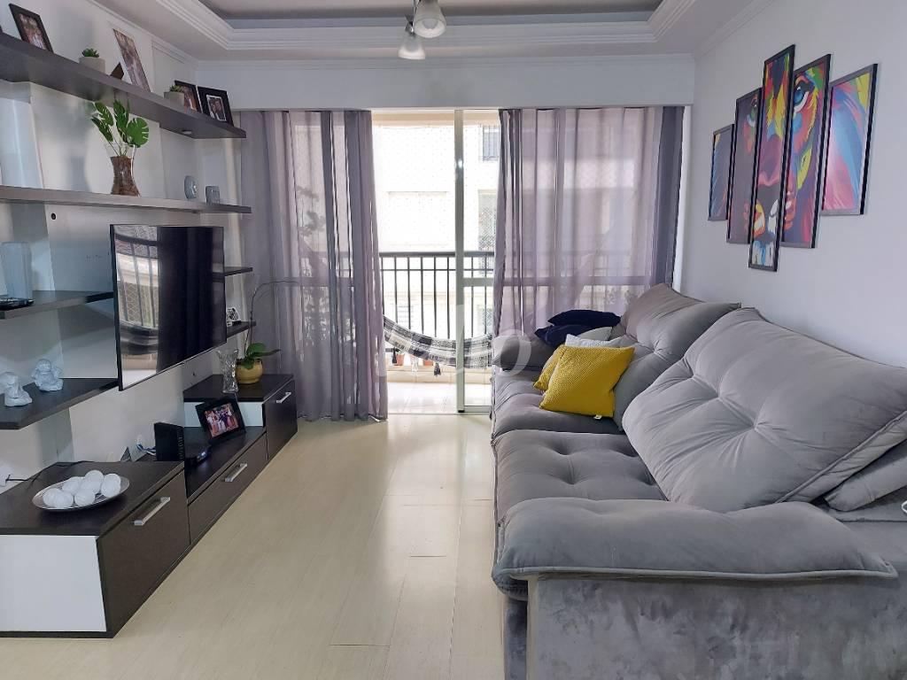 SALA de Apartamento à venda, Padrão com 78 m², 3 quartos e 2 vagas em Parque Mandaqui - São Paulo