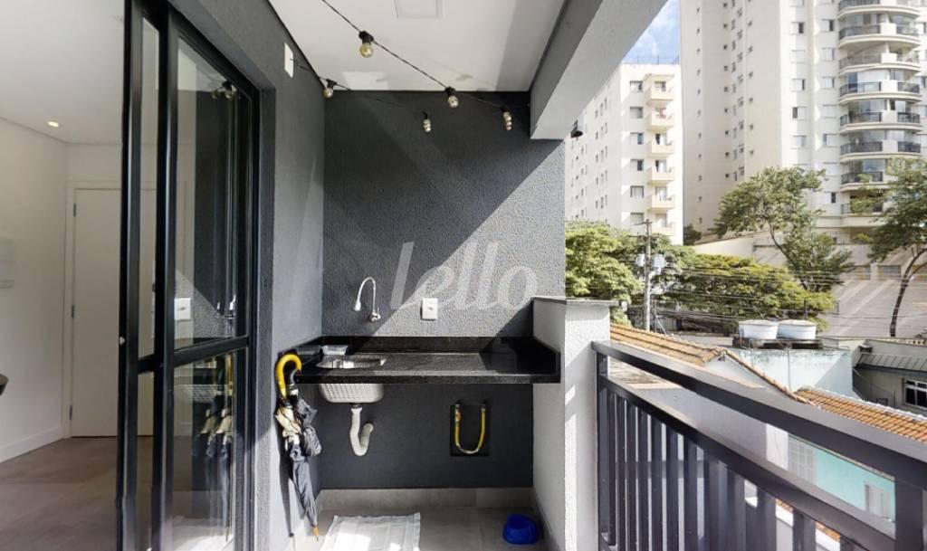 SACADA de Apartamento à venda, Padrão com 49 m², 2 quartos e 1 vaga em Chácara Inglesa - São Paulo