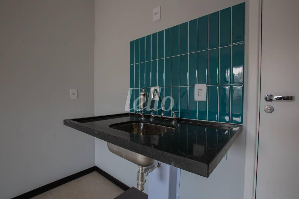 COZINHA de Apartamento para alugar, Padrão com 35 m², 1 quarto e 1 vaga em Vila Buarque - São Paulo