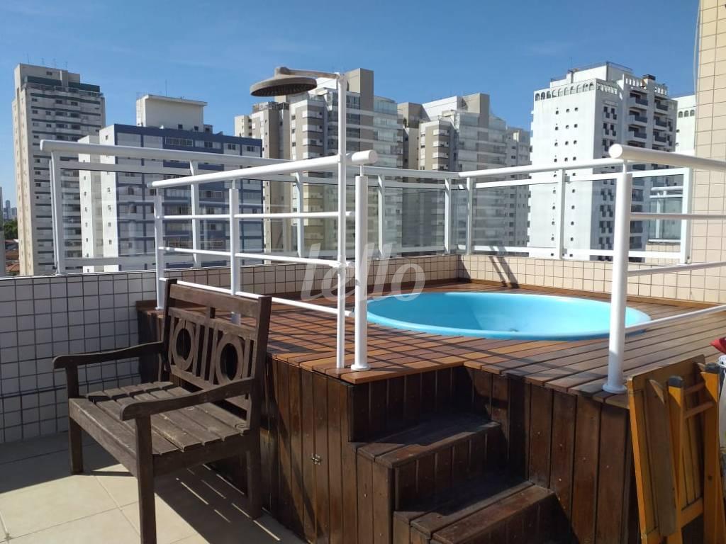 PISCINA de Apartamento à venda, cobertura - Padrão com 138 m², 3 quartos e 2 vagas em Mooca - São Paulo