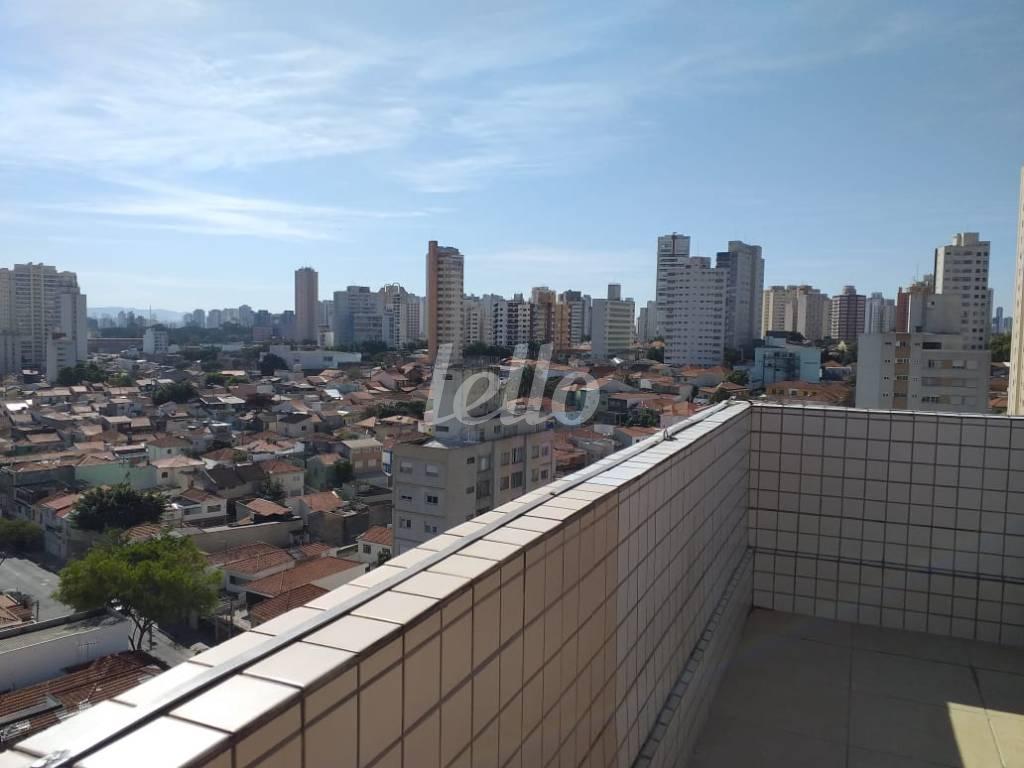 VISTA de Apartamento à venda, cobertura - Padrão com 138 m², 3 quartos e 2 vagas em Mooca - São Paulo