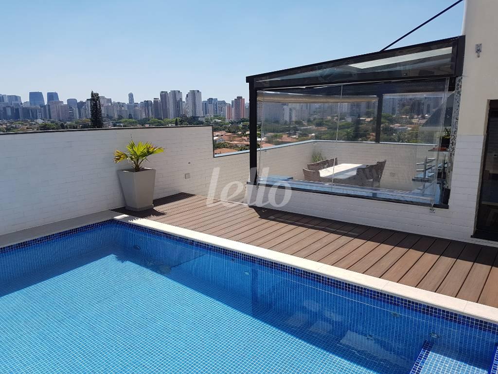 PISCINA de Apartamento à venda, Duplex com 287 m², 4 quartos e 3 vagas em Brooklin Paulista - São Paulo