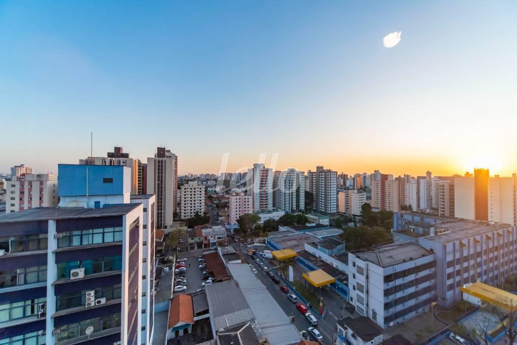 VISTA VARANDA DA SALA de Apartamento à venda, Padrão com 170 m², 4 quartos e 2 vagas em Centro - Santo André