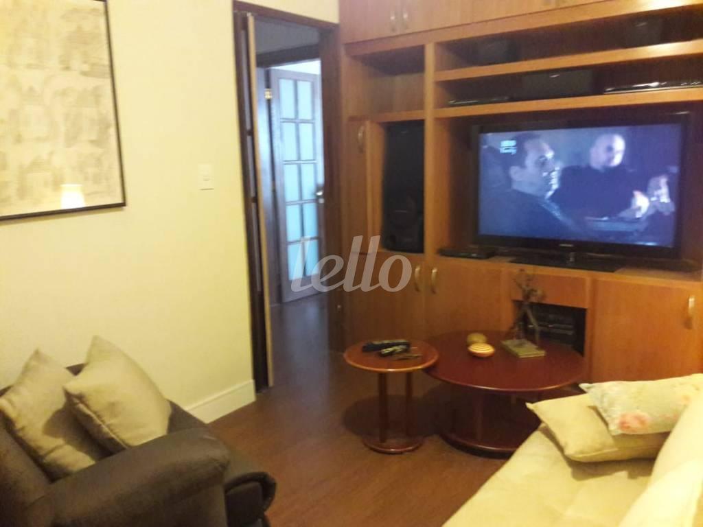 SALA DE TV de Apartamento à venda, Padrão com 124 m², 4 quartos e 2 vagas em Vila Guiomar - Santo André