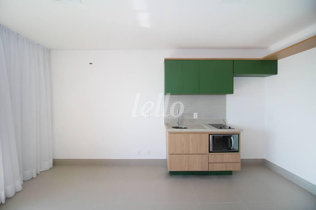 COZINHA de Apartamento à venda, Studio com 40 m², 1 quarto e 1 vaga em Pinheiros - São Paulo
