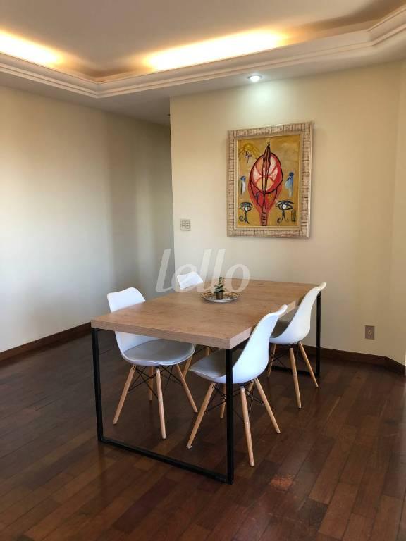 SALA JANTAR de Apartamento à venda, Padrão com 94 m², 2 quartos e 2 vagas em Vila Gilda - Santo André