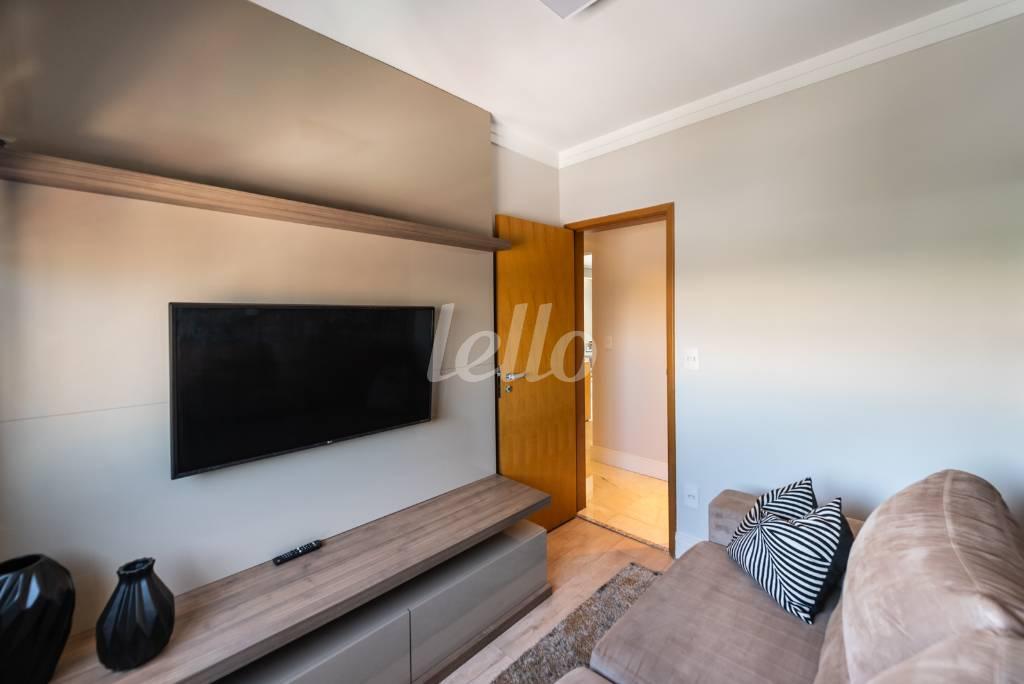 SALA DE TV de Apartamento à venda, Duplex com 154 m², 3 quartos e 4 vagas em Bangú - Santo André