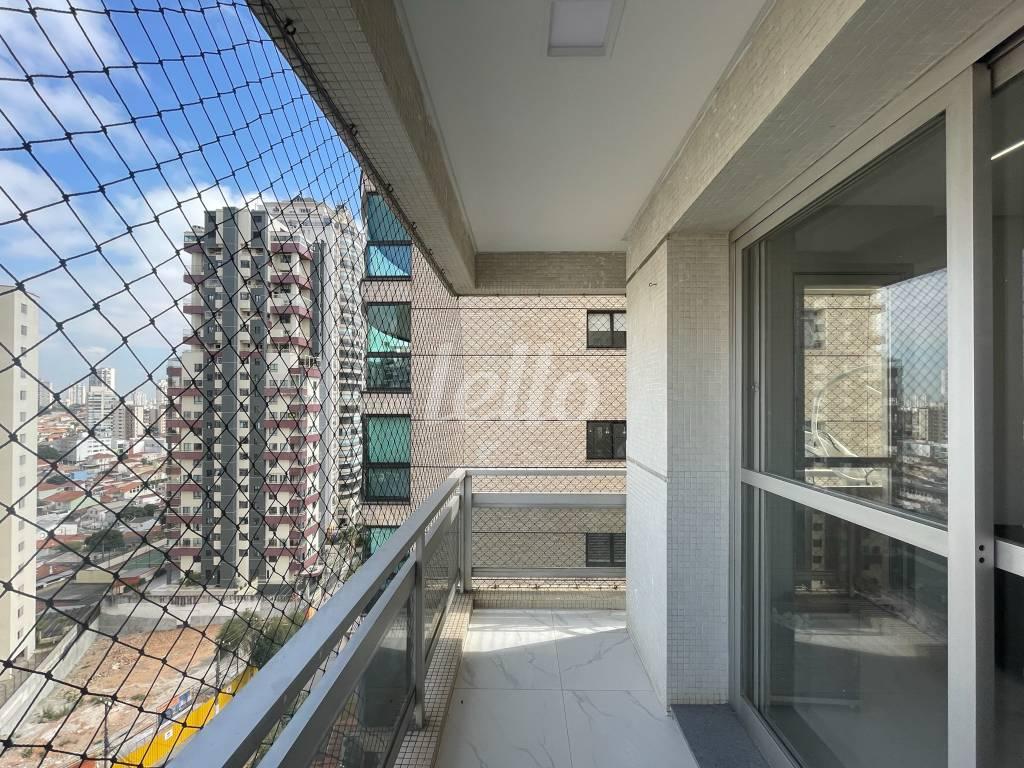 VARANDA DA SALA de Apartamento à venda, Padrão com 120 m², 3 quartos e 2 vagas em Santana - São Paulo