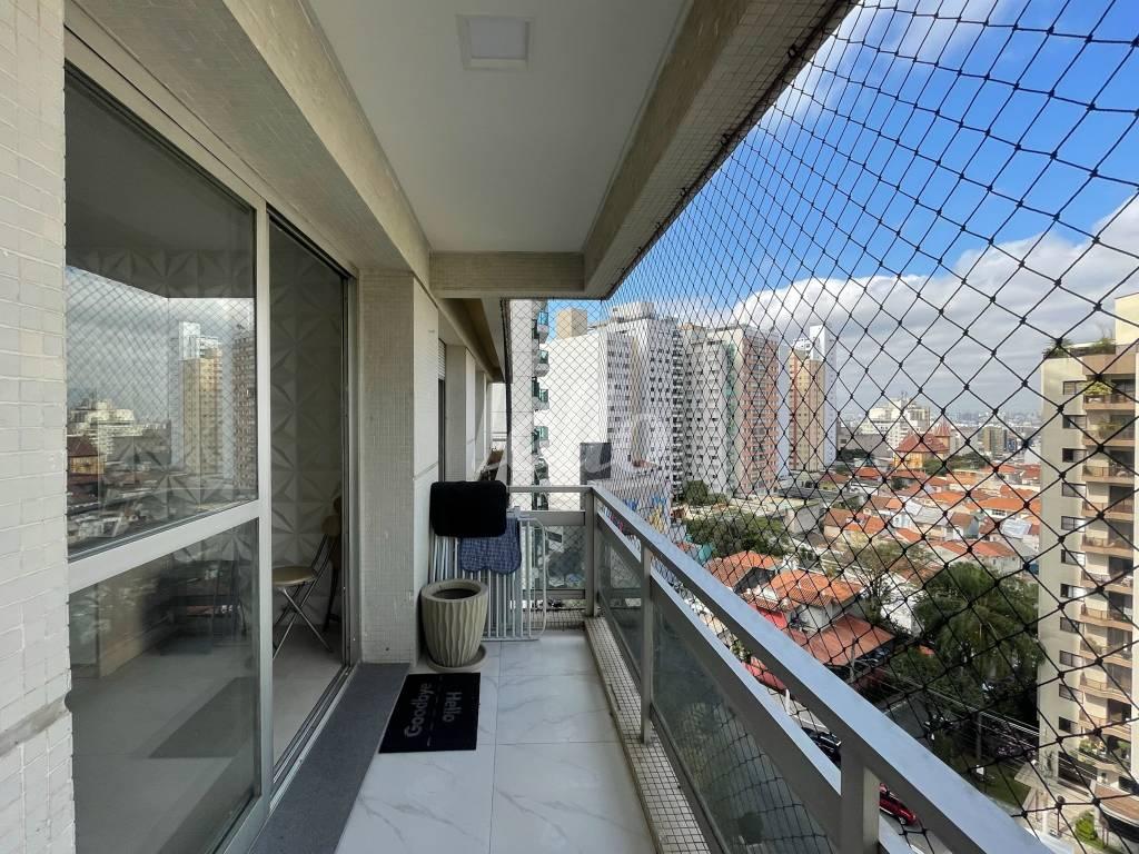 VARANDA DA SALA de Apartamento à venda, Padrão com 120 m², 3 quartos e 2 vagas em Santana - São Paulo