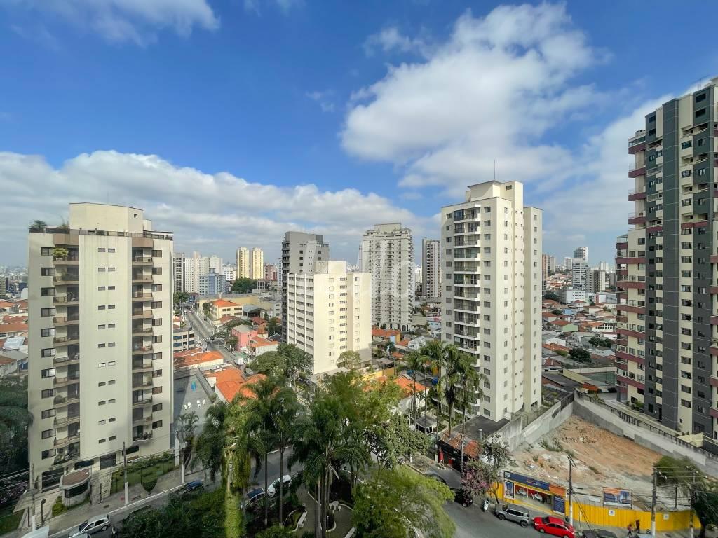 VISTA VARANDA DA SALA de Apartamento à venda, Padrão com 120 m², 3 quartos e 2 vagas em Santana - São Paulo