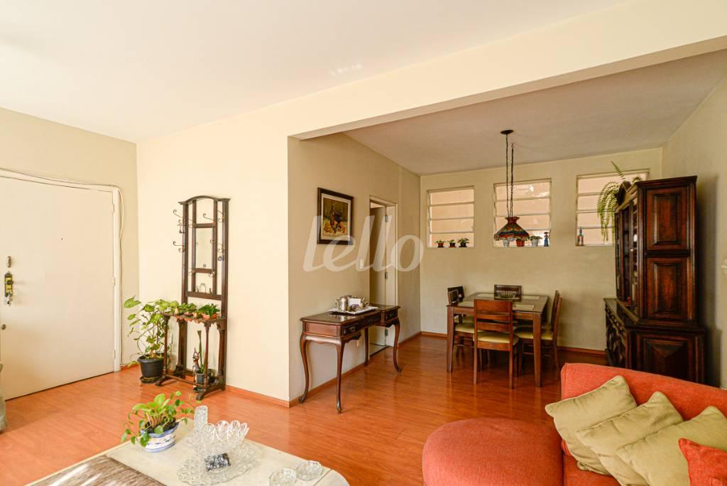 SALA de Apartamento à venda, Padrão com 130 m², 3 quartos e em Pinheiros - São Paulo