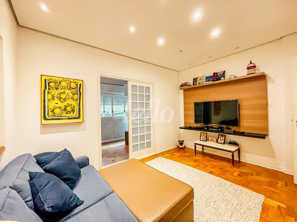 SALA DE TV de Apartamento à venda, Padrão com 187 m², 3 quartos e 1 vaga em Jardim Paulista - São Paulo