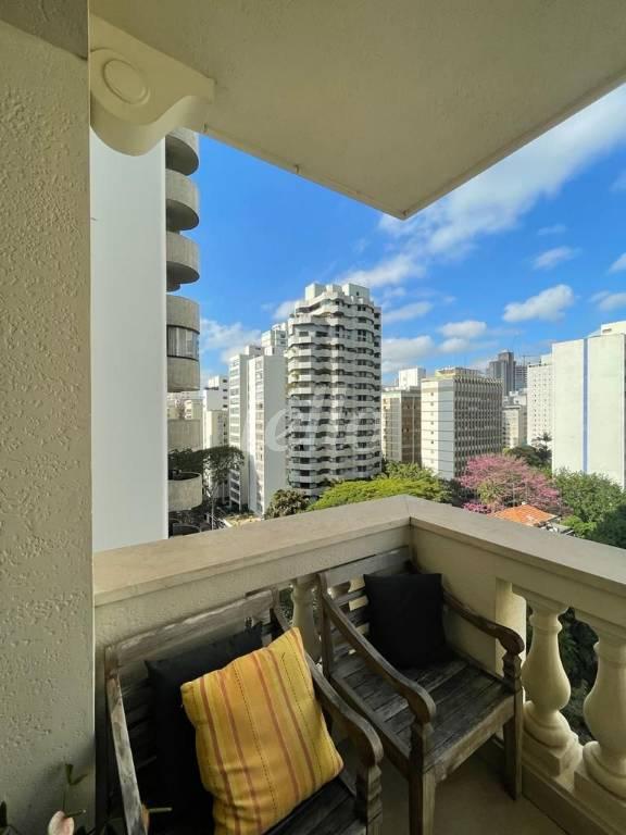 VARANDA de Apartamento à venda, Padrão com 270 m², 3 quartos e 2 vagas em Higienópolis - São Paulo
