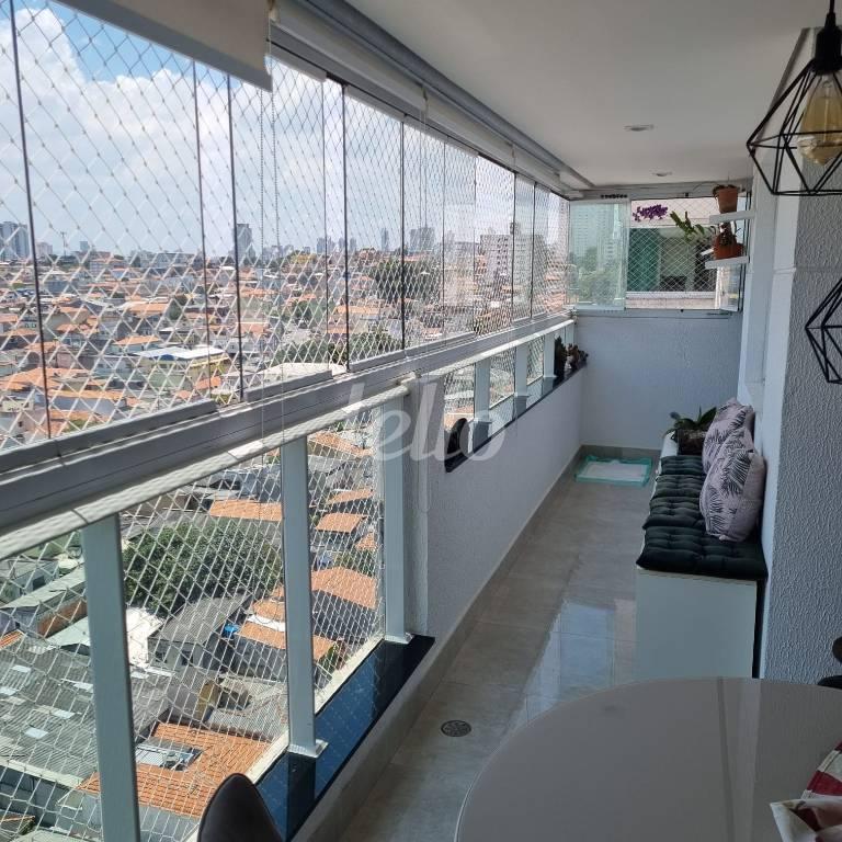 SACADA de Apartamento à venda, Padrão com 72 m², 2 quartos e 1 vaga em Vila Prudente - São Paulo
