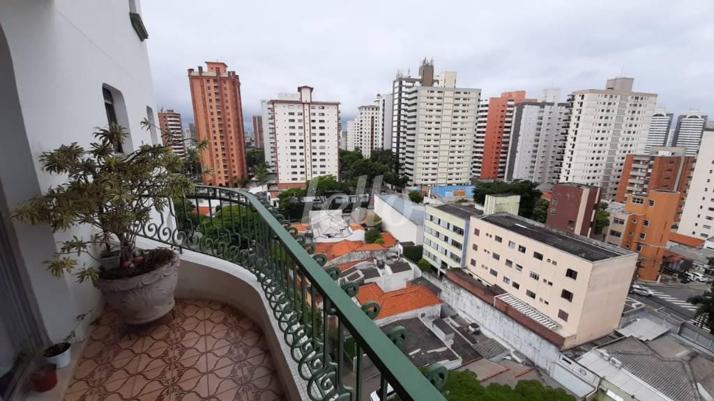 SACADA DA SALA de Apartamento à venda, Padrão com 142 m², 3 quartos e 2 vagas em Centro - Santo André