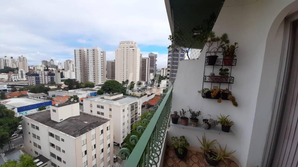 SACADA DA SALA de Apartamento à venda, Padrão com 142 m², 3 quartos e 2 vagas em Centro - Santo André