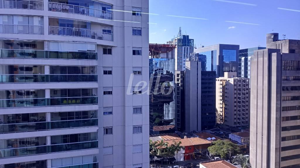 VISTA DO SALÃO de Sala / Conjunto à venda, Padrão com 104 m², e 2 vagas em Cidade Monções - São Paulo