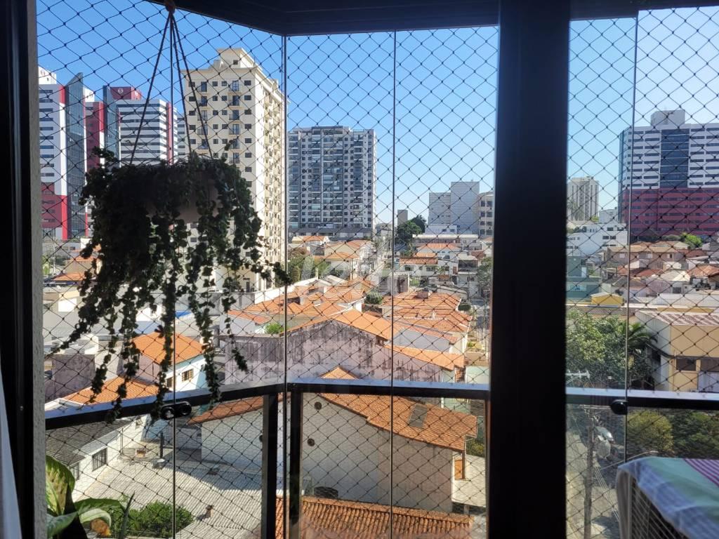 VARANDA DA SALA de Apartamento à venda, Padrão com 88 m², 3 quartos e 2 vagas em Saúde - São Paulo