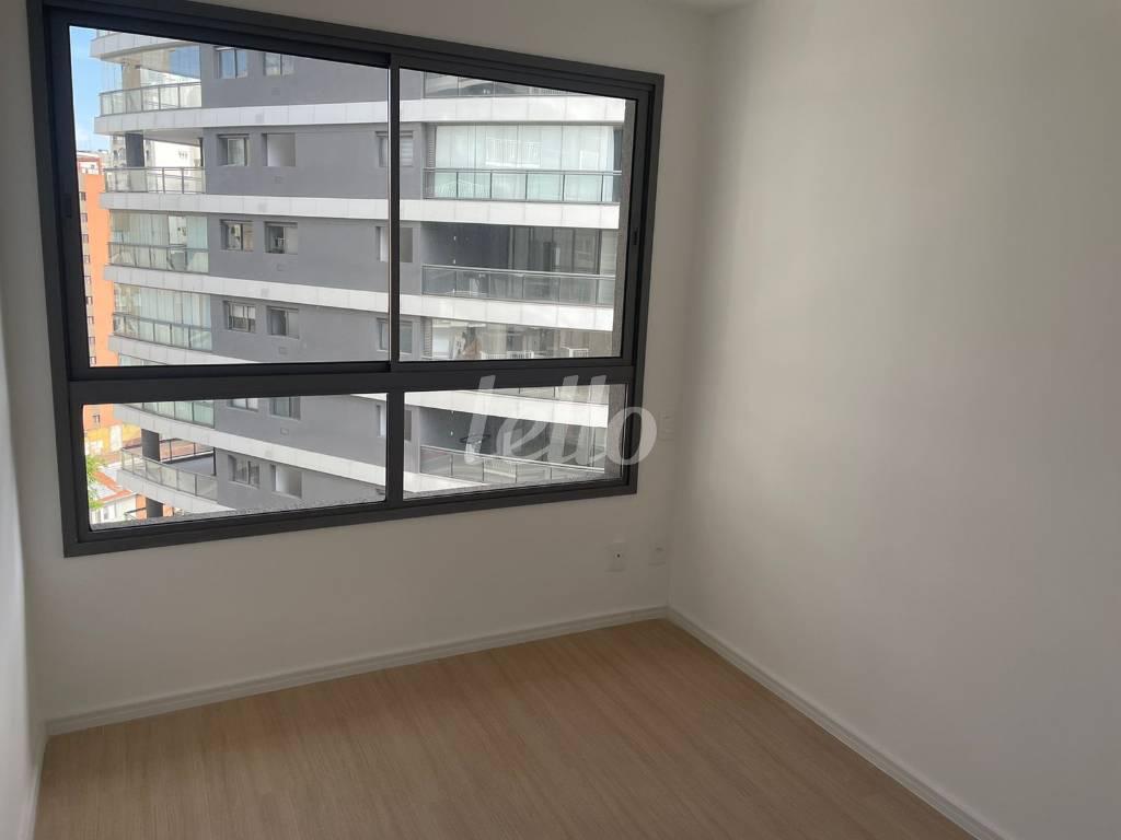 DORMITÓRIO de Apartamento à venda, Padrão com 27 m², 1 quarto e em Vila Nova Conceição - São Paulo