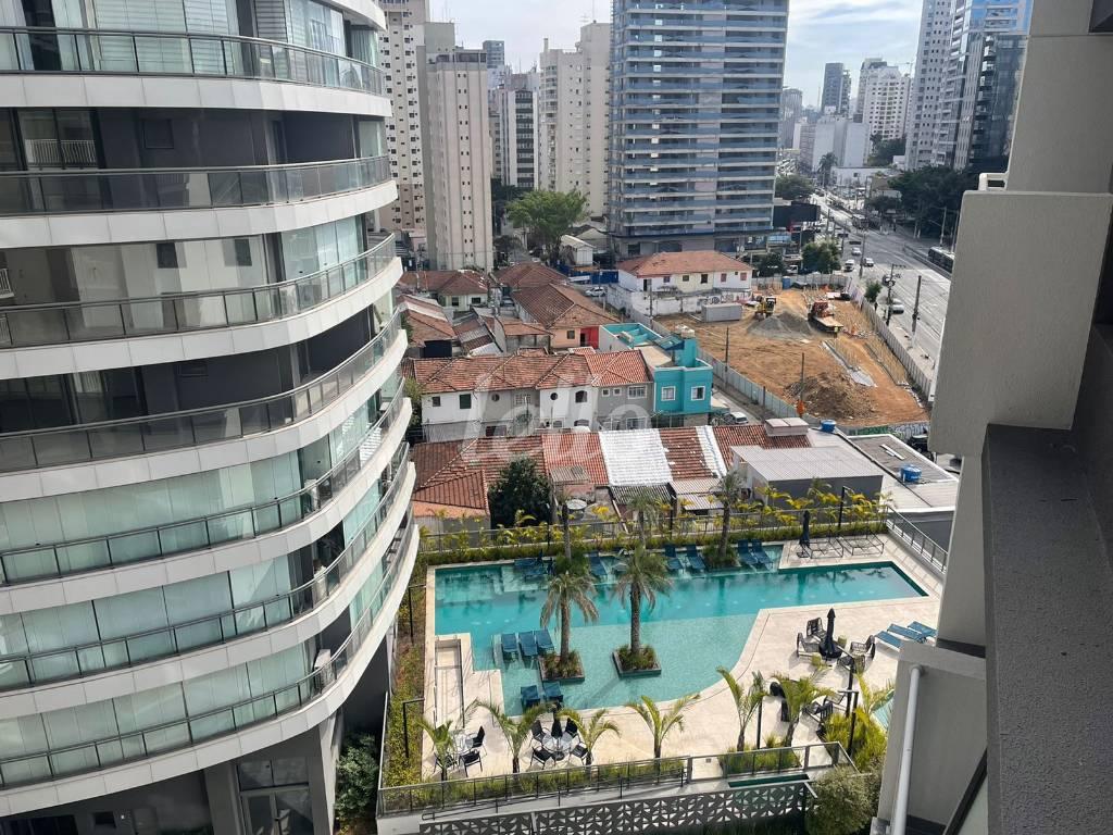 VISTA de Apartamento à venda, Padrão com 27 m², 1 quarto e em Vila Nova Conceição - São Paulo