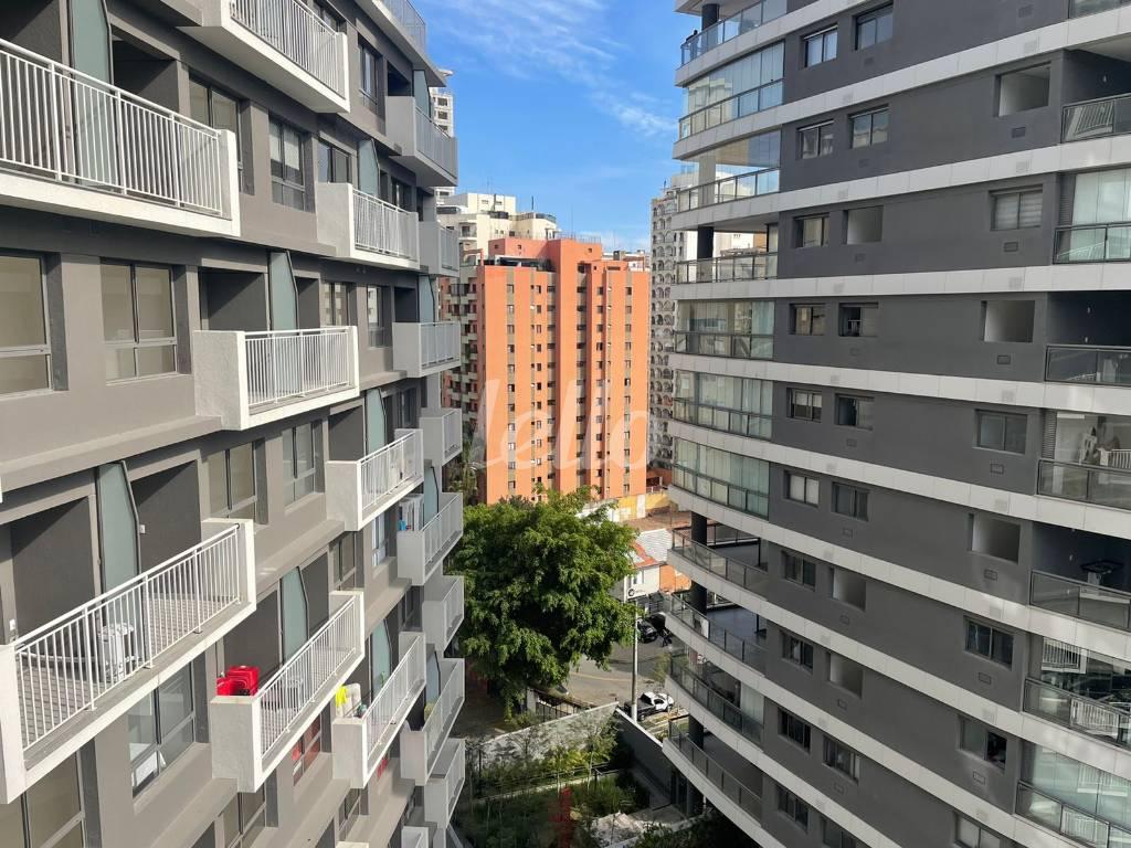 VISTA de Apartamento à venda, Padrão com 27 m², 1 quarto e em Vila Nova Conceição - São Paulo