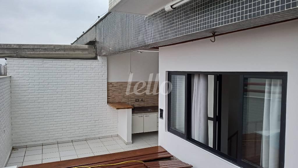 TERRAÇO de Apartamento à venda, cobertura - Padrão com 115 m², 1 quarto e 2 vagas em Brooklin Paulista - São Paulo