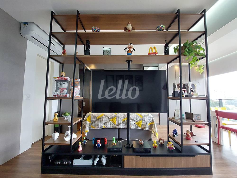 SALA de Apartamento à venda, Studio com 42 m², 1 quarto e em Vila Mariana - São Paulo