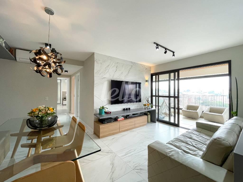 SALA de Apartamento à venda, Padrão com 140 m², 3 quartos e 2 vagas em Vila Pompeia - São Paulo