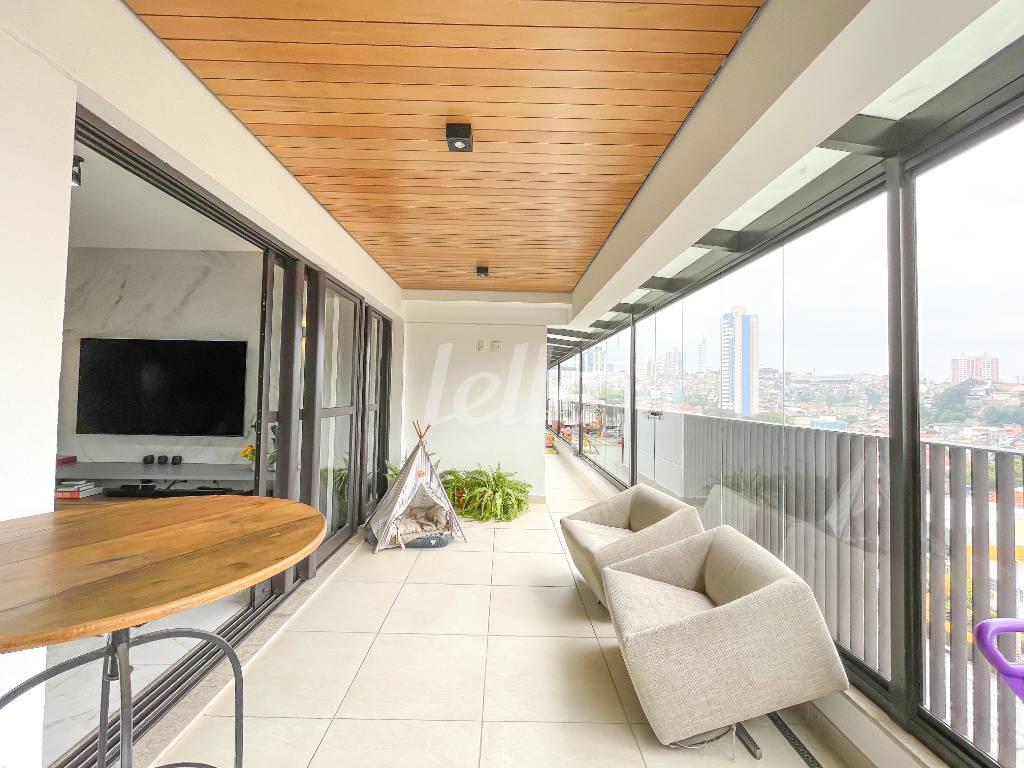VARANDA de Apartamento à venda, Padrão com 140 m², 3 quartos e 2 vagas em Vila Pompeia - São Paulo