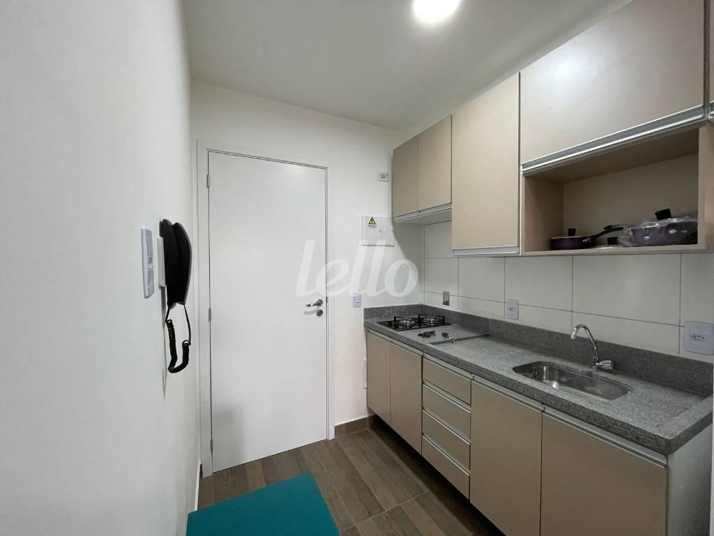 COZINHA de Apartamento à venda, Padrão com 24 m², 1 quarto e em Tatuapé - São Paulo