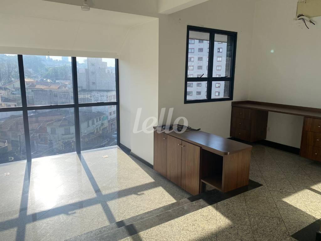 01 SALA de Apartamento para alugar, Flat com 55 m², 1 quarto e 1 vaga em Santana - São Paulo