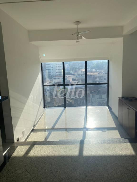 03 SALA de Apartamento para alugar, Flat com 55 m², 1 quarto e 1 vaga em Santana - São Paulo