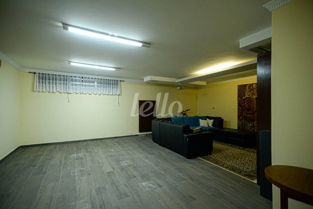 SALA INFERIOR de Casa à venda, sobrado com 378 m², 3 quartos e 4 vagas em Parque da Mooca - São Paulo