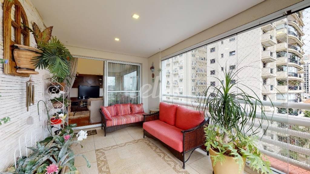 VARANDA de Apartamento à venda, Duplex com 146 m², 3 quartos e 3 vagas em Vila Gomes Cardim - São Paulo