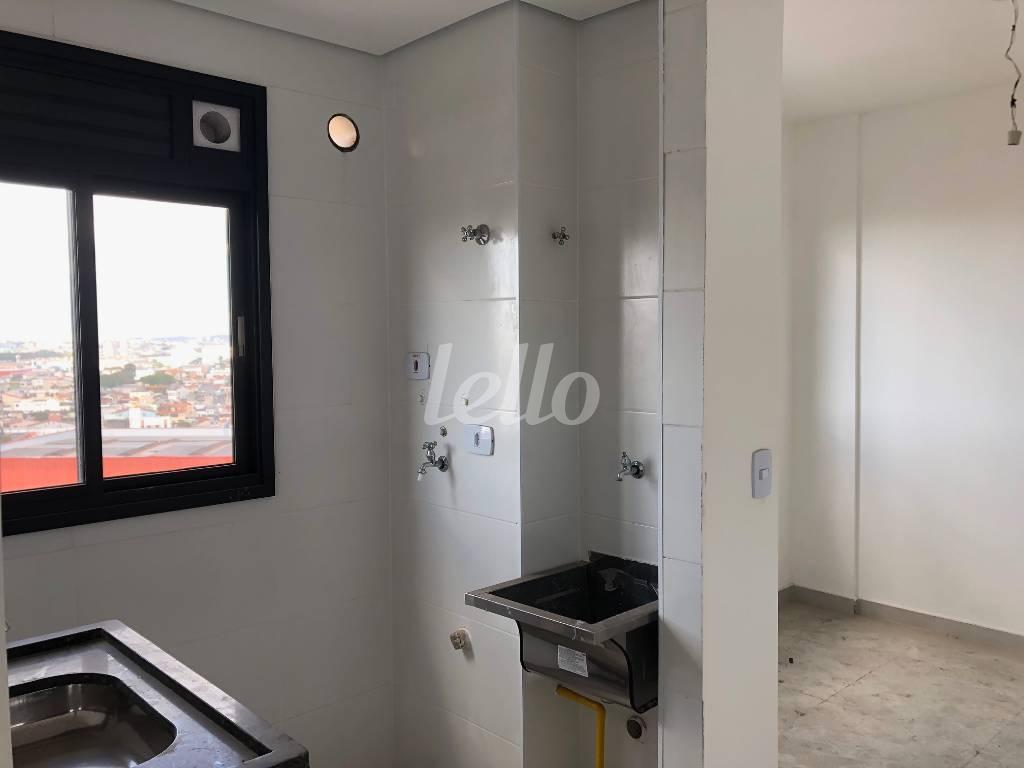 ÁREA DE SERVIÇO de Apartamento à venda, Padrão com 27 m², 1 quarto e 1 vaga em Vila Alpina - São Paulo