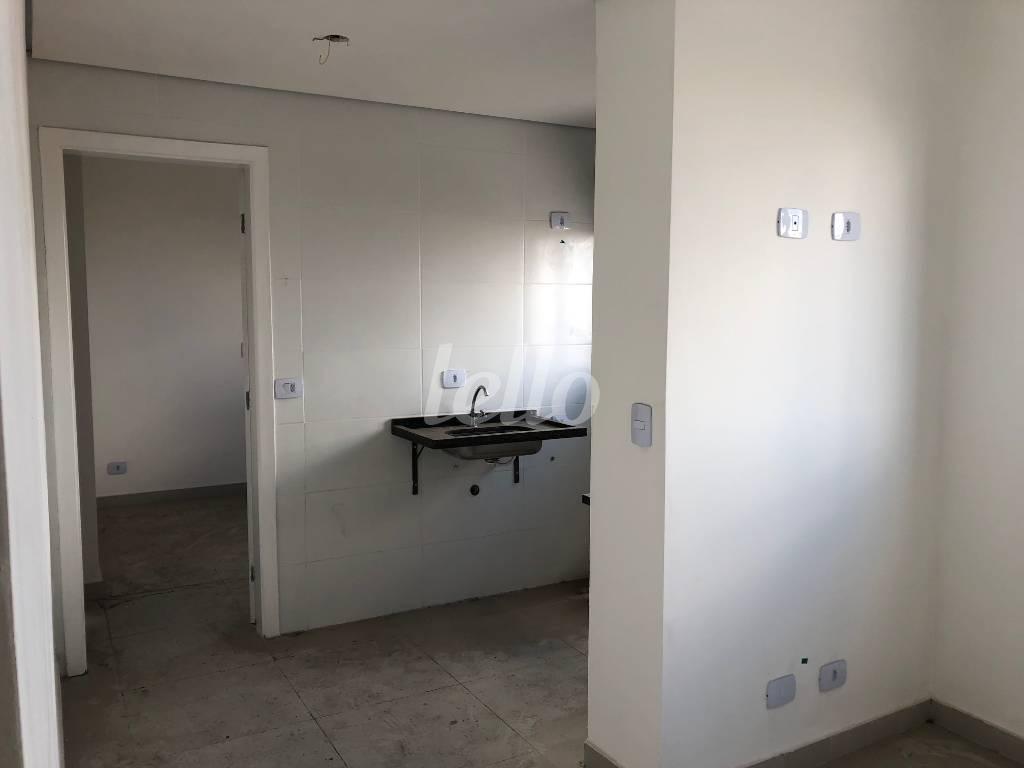 COZINHA de Apartamento à venda, Padrão com 27 m², 1 quarto e 1 vaga em Vila Alpina - São Paulo